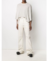 Мужские бежевые джинсы от Rick Owens