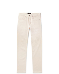 Мужские бежевые джинсы от Brioni