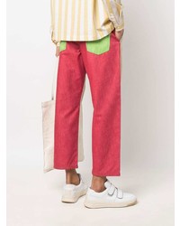 Мужские бежевые джинсы от Sunnei