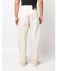 Мужские бежевые джинсы от Oamc