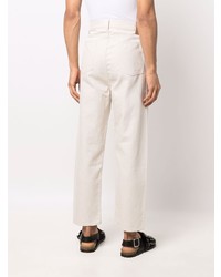 Мужские бежевые джинсы от Nanushka