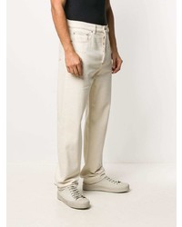 Мужские бежевые джинсы от Nanushka