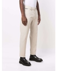 Мужские бежевые джинсы от Philipp Plein