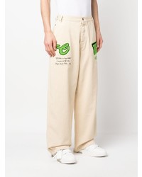 Мужские бежевые джинсы от Off-White