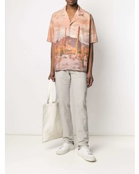 Мужские бежевые джинсы от Jacob Cohen