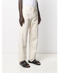 Мужские бежевые джинсы от Jil Sander