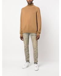 Мужские бежевые джинсы от purple brand