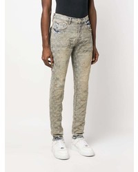 Мужские бежевые джинсы от purple brand