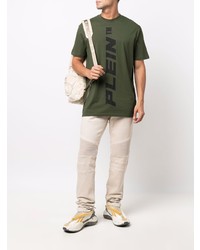 Мужские бежевые джинсы от Philipp Plein