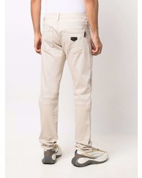 Мужские бежевые джинсы от Philipp Plein
