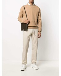 Мужские бежевые джинсы от Ami Paris