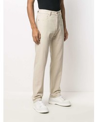 Мужские бежевые джинсы от Ami Paris