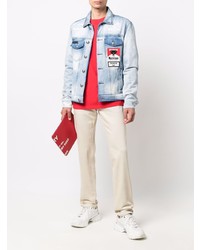 Мужские бежевые джинсы от Philipp Plein