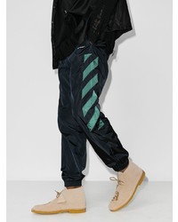 Бежевые замшевые ботинки дезерты от Palm Angels