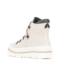 Женские бежевые замшевые ботинки на шнуровке от Rossignol