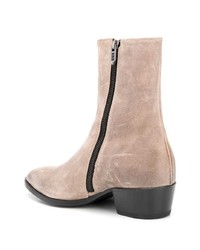 Мужские бежевые замшевые ботинки челси от MATT MORO