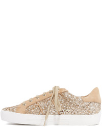 Женские бежевые замшевые кеды от Joie