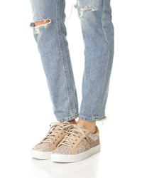 Женские бежевые замшевые кеды от Joie