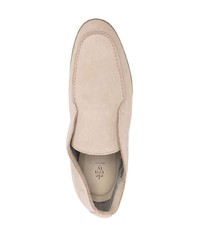 Мужские бежевые замшевые лоферы от Eleventy