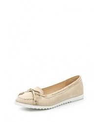 Женские бежевые замшевые лоферы от Sergio Todzi