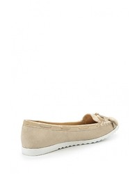 Женские бежевые замшевые лоферы от Sergio Todzi
