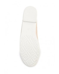 Женские бежевые замшевые лоферы от Sweet Shoes