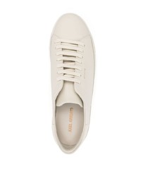 Мужские бежевые замшевые низкие кеды от Axel Arigato