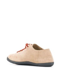 Мужские бежевые замшевые низкие кеды от Camper