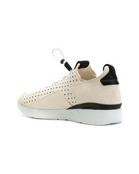 Мужские бежевые замшевые низкие кеды от Enso