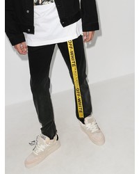 Мужские бежевые замшевые низкие кеды от Off-White