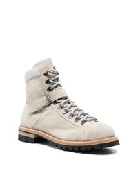 Мужские бежевые замшевые повседневные ботинки от Eleventy