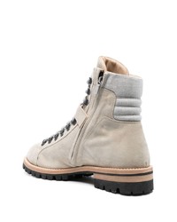 Мужские бежевые замшевые повседневные ботинки от Eleventy