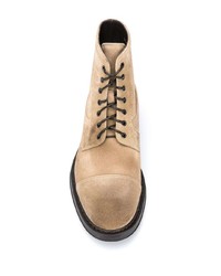 Мужские бежевые замшевые повседневные ботинки от Doucal's