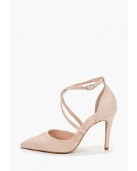 Бежевые замшевые туфли от Queen Vivi