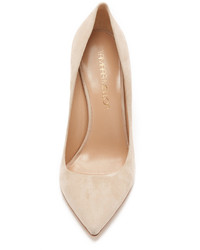 Бежевые замшевые туфли от Tamara Mellon