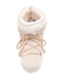 Женские бежевые зимние ботинки от Inari
