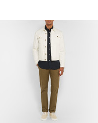 Мужские бежевые кеды от Ami