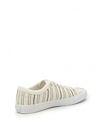 Женские бежевые кеды от Fred Perry