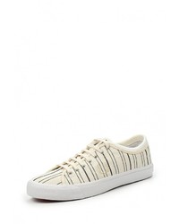 Женские бежевые кеды от Fred Perry