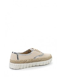 Женские бежевые кеды от Ideal