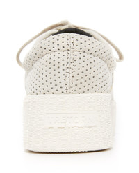 Женские бежевые кеды от Tretorn