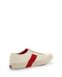 Женские бежевые кеды от Tommy Hilfiger