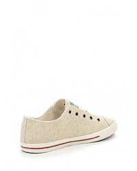 Женские бежевые кеды от Wrangler