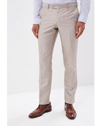Мужские бежевые классические брюки от Absolutex