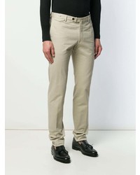 Мужские бежевые классические брюки от Tagliatore