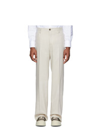 Мужские бежевые классические брюки от Eidos