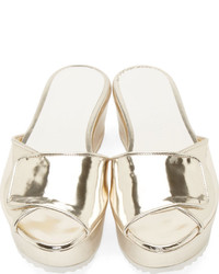 Женские бежевые кожаные босоножки от Amélie Pichard