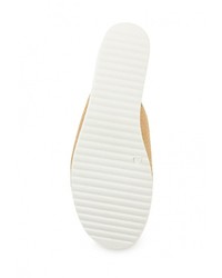 Женские бежевые кожаные босоножки от Martin Pescatore