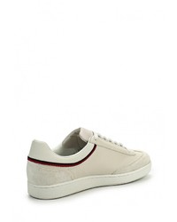 Мужские бежевые кожаные кеды от Armani Jeans