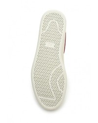 Мужские бежевые кожаные кеды от Armani Jeans